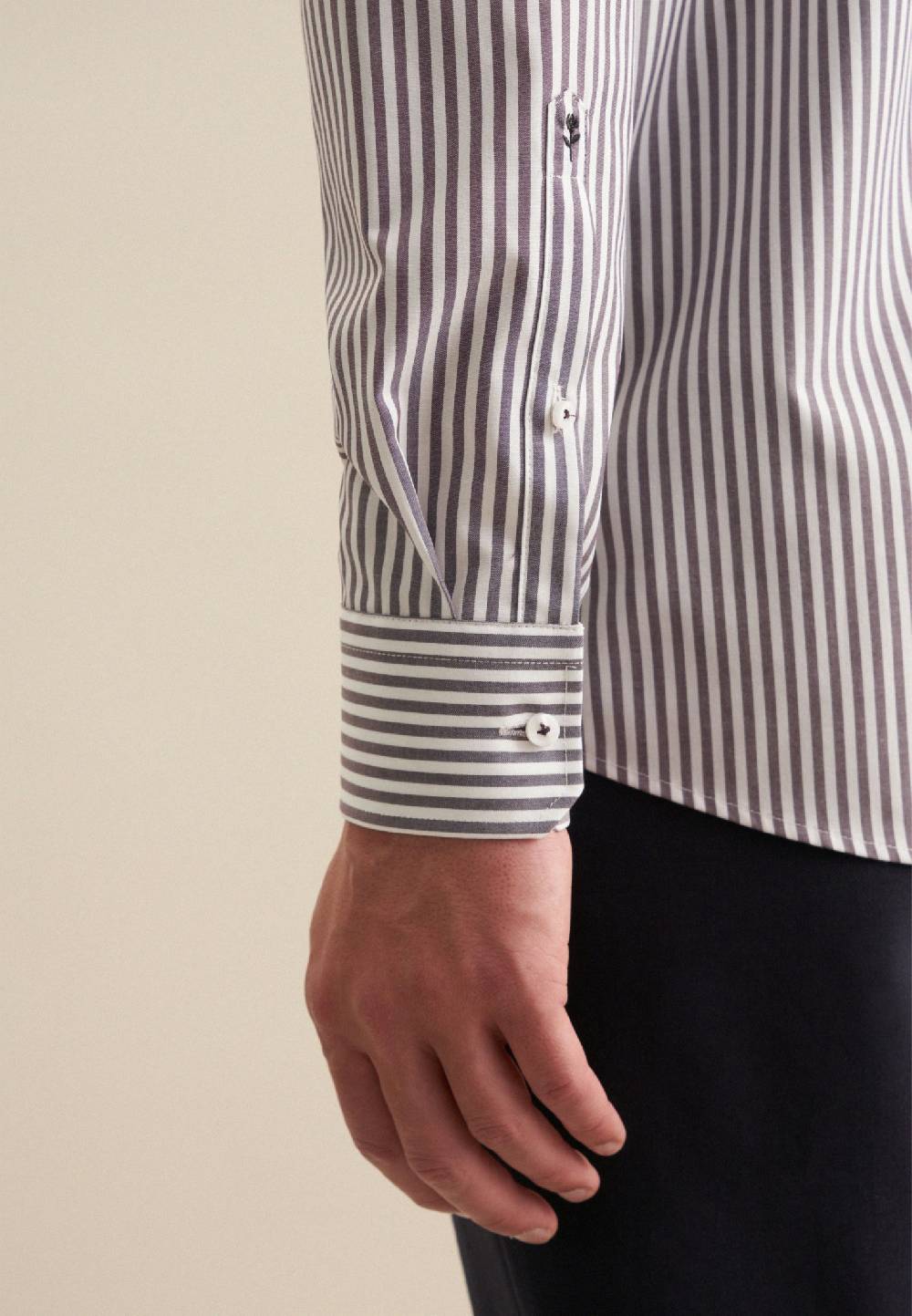 Studio Seidensticker Bügelfreies Popeline Business Hemd In Regular Mit Kentkragen