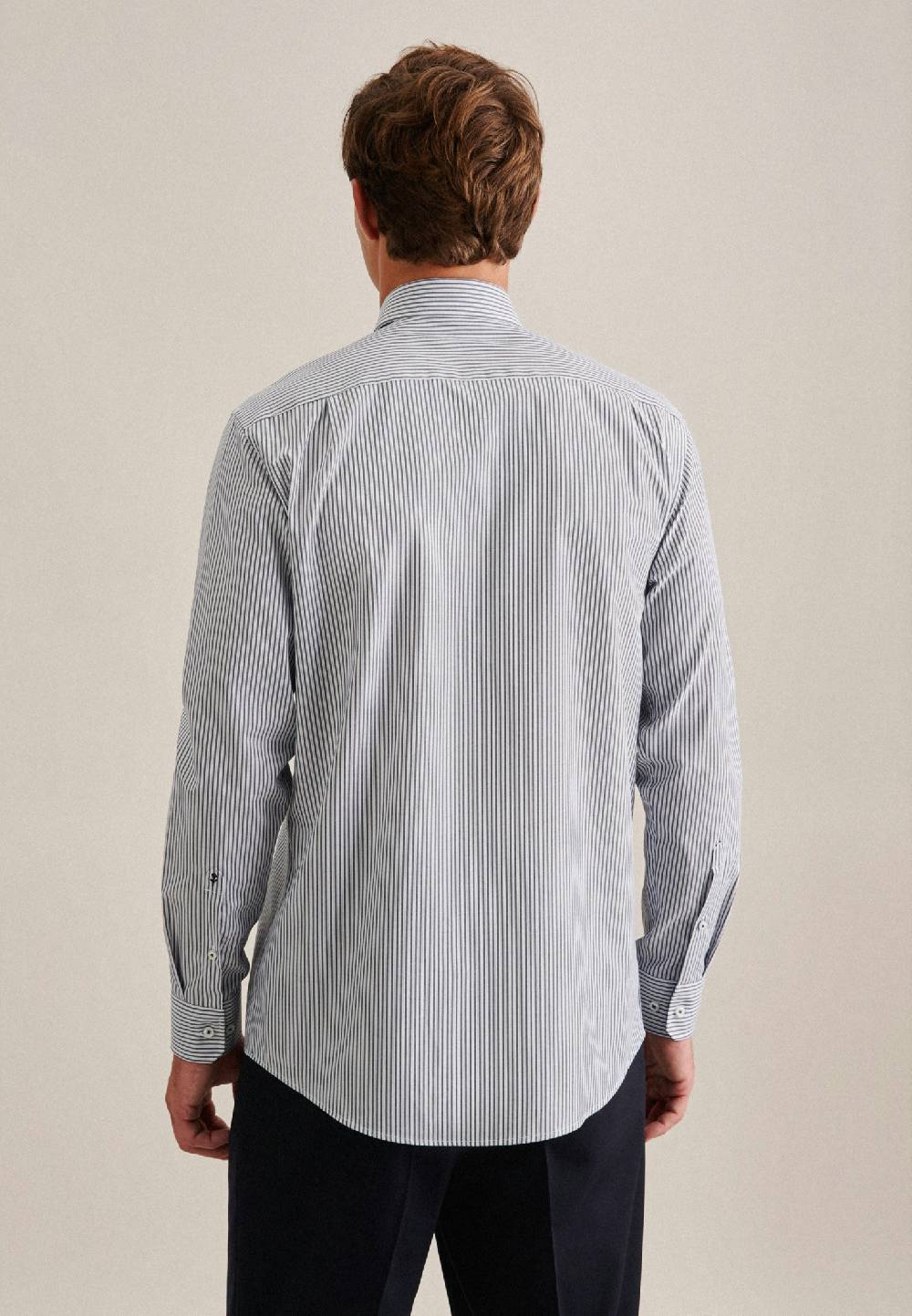 Studio Seidensticker Bügelfreies Popeline Business Hemd In Regular Mit Kentkragen