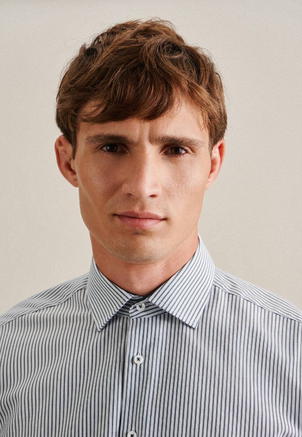 Studio Seidensticker Bügelfreies Popeline Business Hemd In Regular Mit Kentkragen