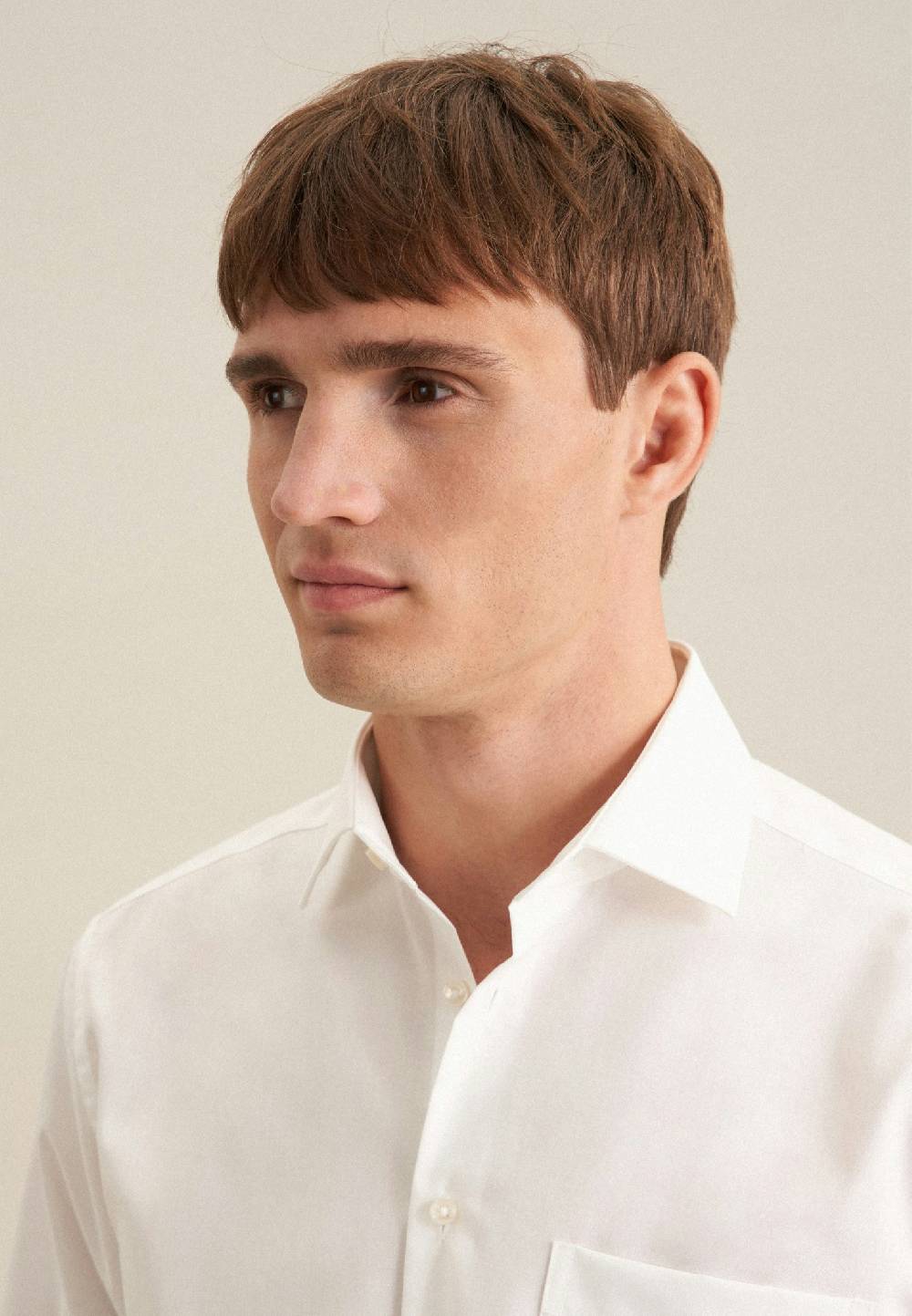 Studio Seidensticker Bügelfreies Popeline Business Hemd In Regular Mit Kentkragen