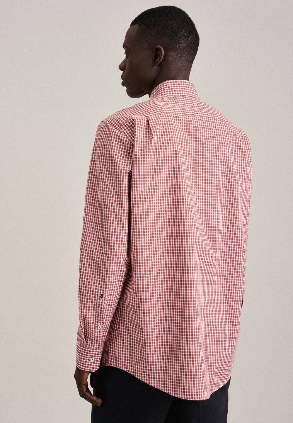 Studio Seidensticker Bügelfreies Popeline Business Hemd In Regular Mit Kentkragen