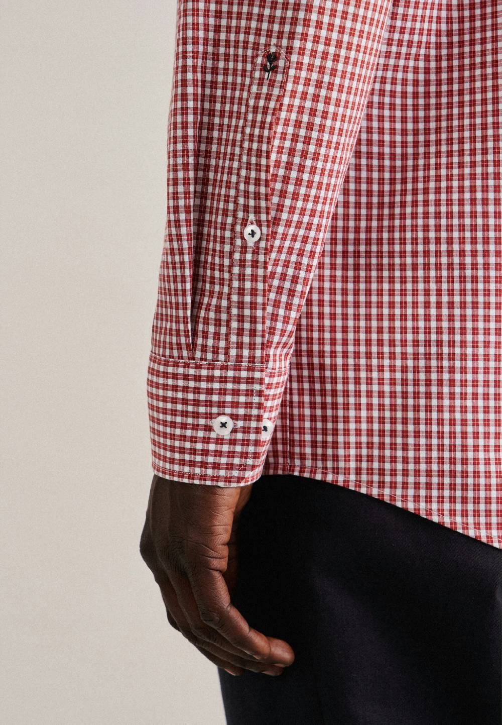 Studio Seidensticker Bügelfreies Popeline Business Hemd In Regular Mit Kentkragen