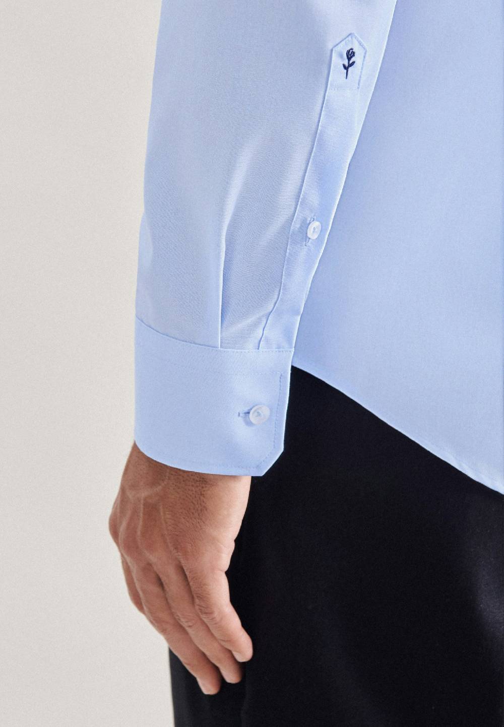 Studio Seidensticker Bügelfreies Popeline Business Hemd In Shaped Mit Kentkragen