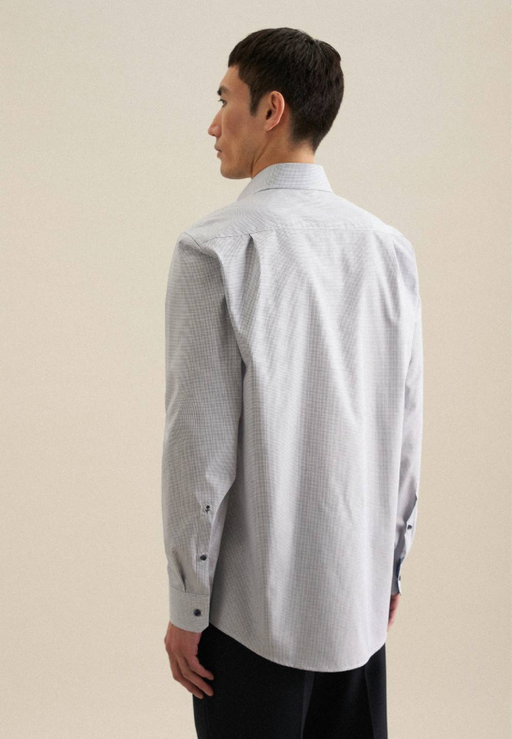 Studio Seidensticker Bügelfreies Popeline Business Hemd In Shaped Mit Kentkragen