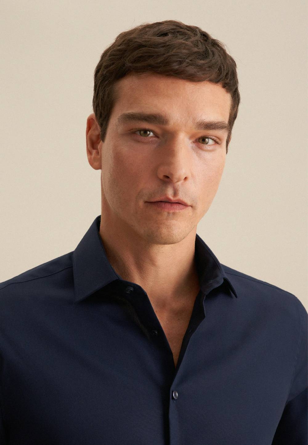 Studio Seidensticker Bügelfreies Popeline Business Hemd In Shaped Mit Kentkragen