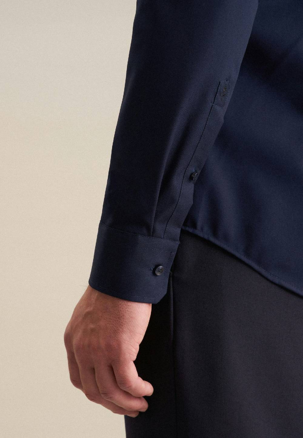 Studio Seidensticker Bügelfreies Popeline Business Hemd In Shaped Mit Kentkragen