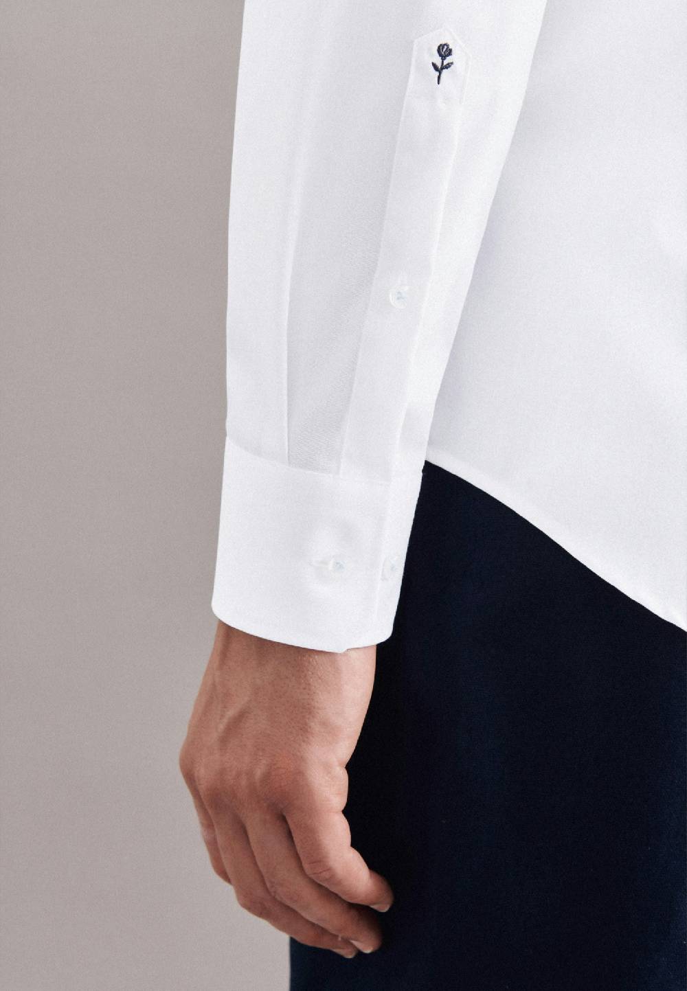 Studio Seidensticker Bügelfreies Popeline Business Hemd In Shaped Mit Kentkragen