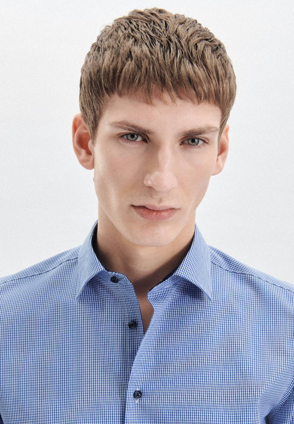 Studio Seidensticker Bügelfreies Popeline Business Hemd In Shaped Mit Kentkragen