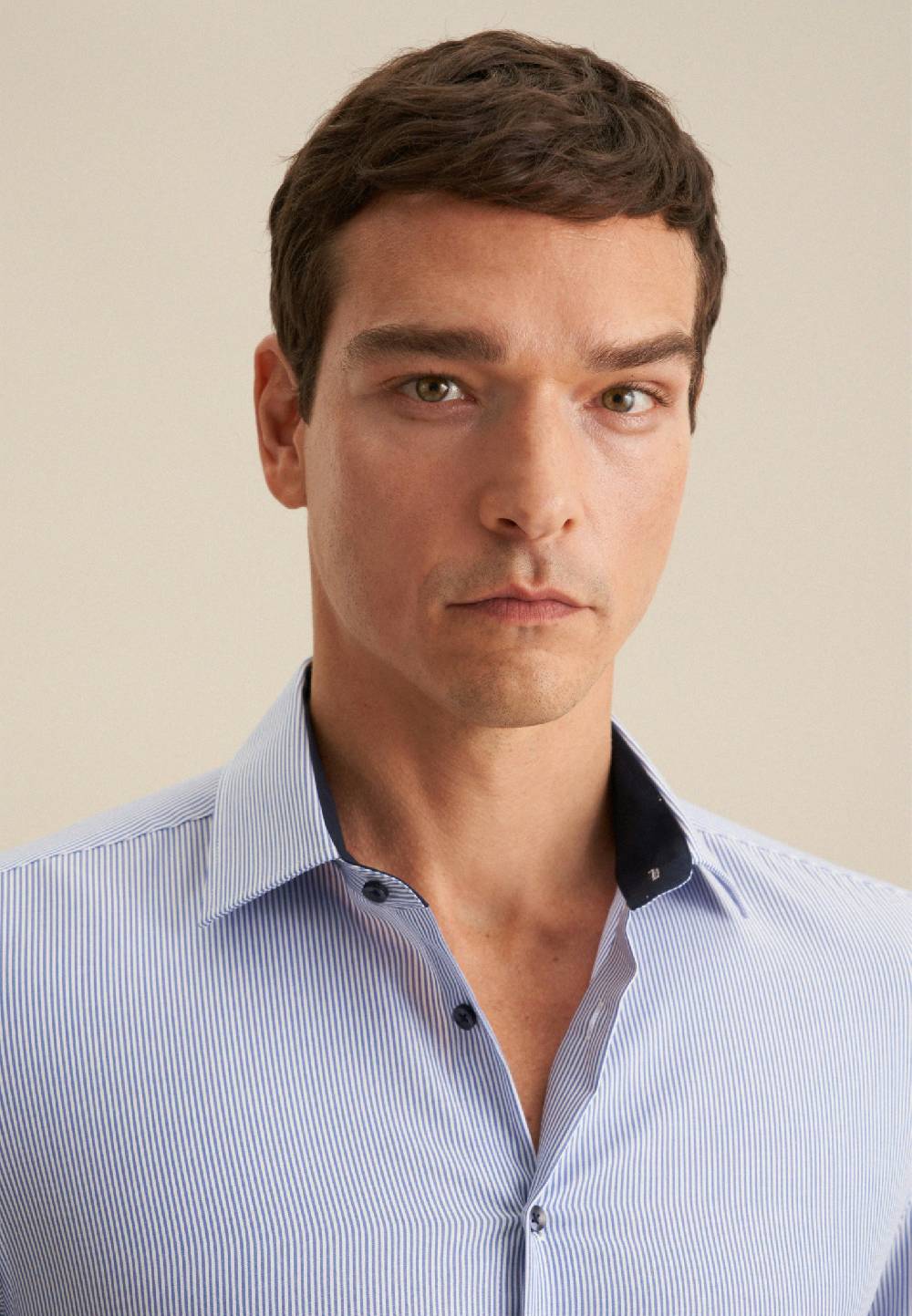 Studio Seidensticker Bügelfreies Popeline Business Hemd In Slim Mit Kentkragen