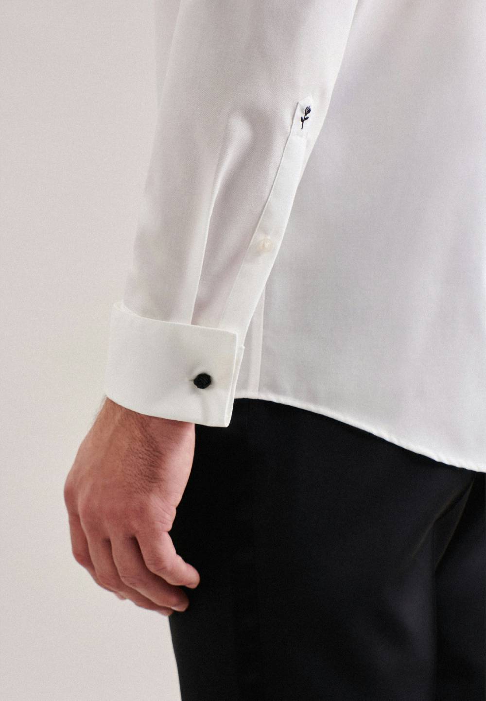 Studio Seidensticker Bügelfreies Popeline Smokinghemd In Regular Mit Kläppchenkragen