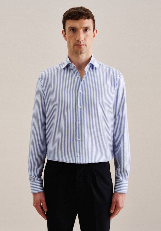 Studio Seidensticker Bügelfreies Struktur Business Hemd in Comfort mit Kentkragen