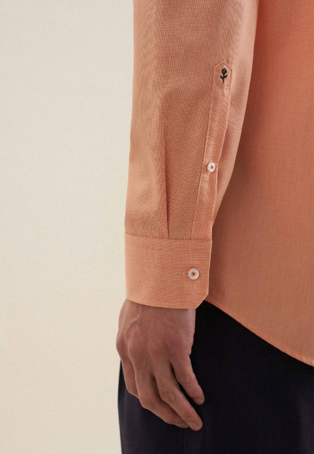 Studio Seidensticker Bügelfreies Struktur Business Hemd In Regular Mit Kentkragen