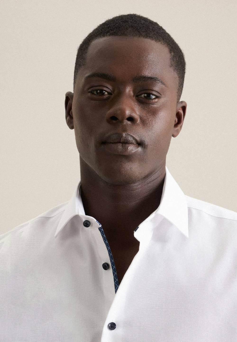 Studio Seidensticker Bügelfreies Struktur Business Hemd In X-Slim Mit Kentkragen