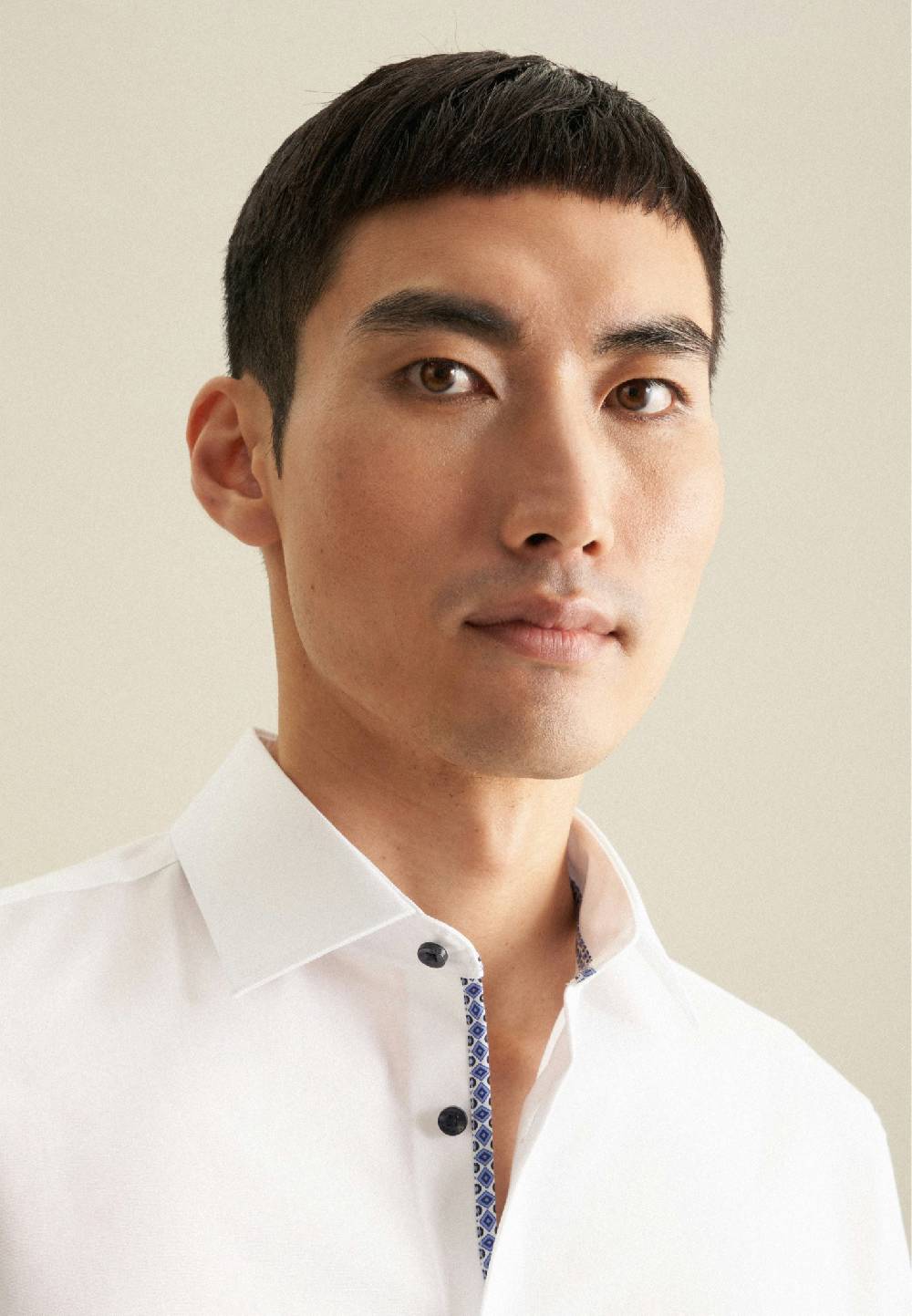 Studio Seidensticker Bügelfreies Struktur Business Hemd In X-Slim Mit Kentkragen