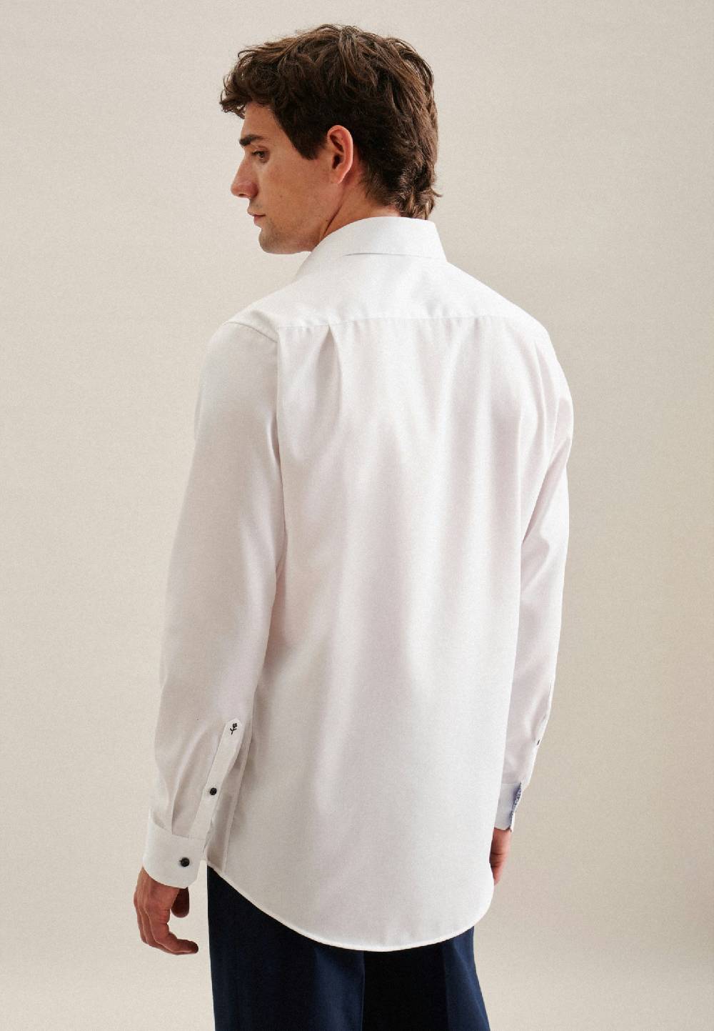 Studio Seidensticker Bügelfreies Twill Business Hemd In Regular Mit Kentkragen