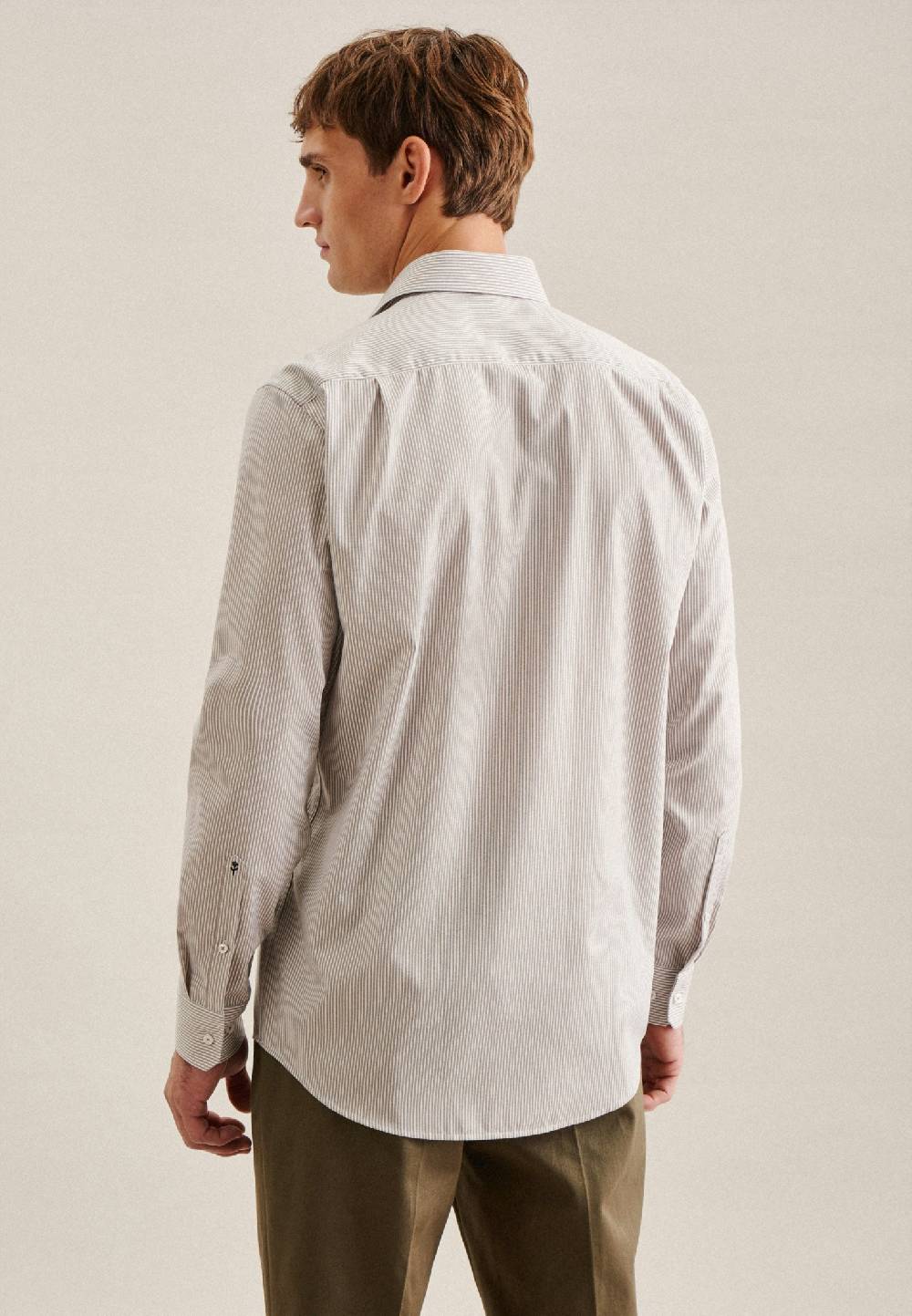 Studio Seidensticker Bügelfreies Twill Business Hemd In Regular Mit Kentkragen