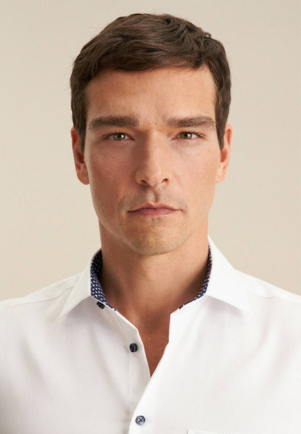 Studio Seidensticker Bügelfreies Twill Business Hemd In Regular Mit Kentkragen