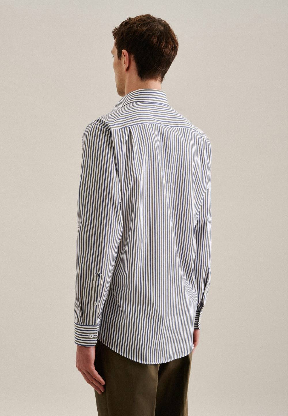 Studio Seidensticker Bügelfreies Twill Business Hemd In Regular Mit Kentkragen