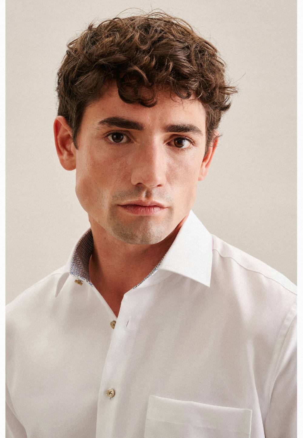 Studio Seidensticker Bügelfreies Twill Business Hemd In Regular Mit Kentkragen