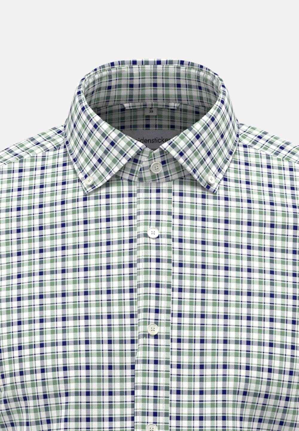 Studio Seidensticker Bügelfreies Twill Business Hemd In Slim Mit Button-Down-Kragen