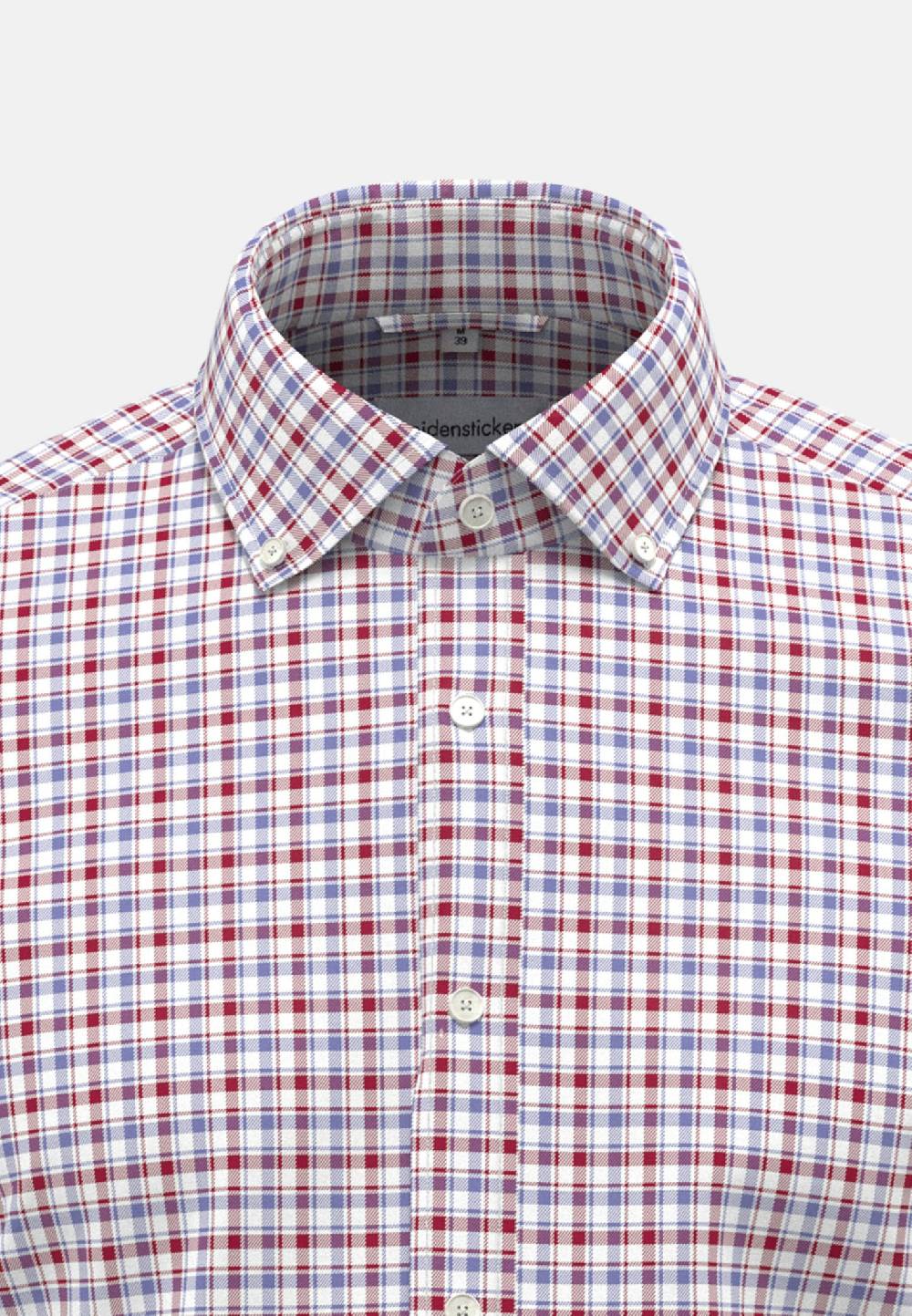 Studio Seidensticker Bügelfreies Twill Business Hemd In Slim Mit Button-Down-Kragen