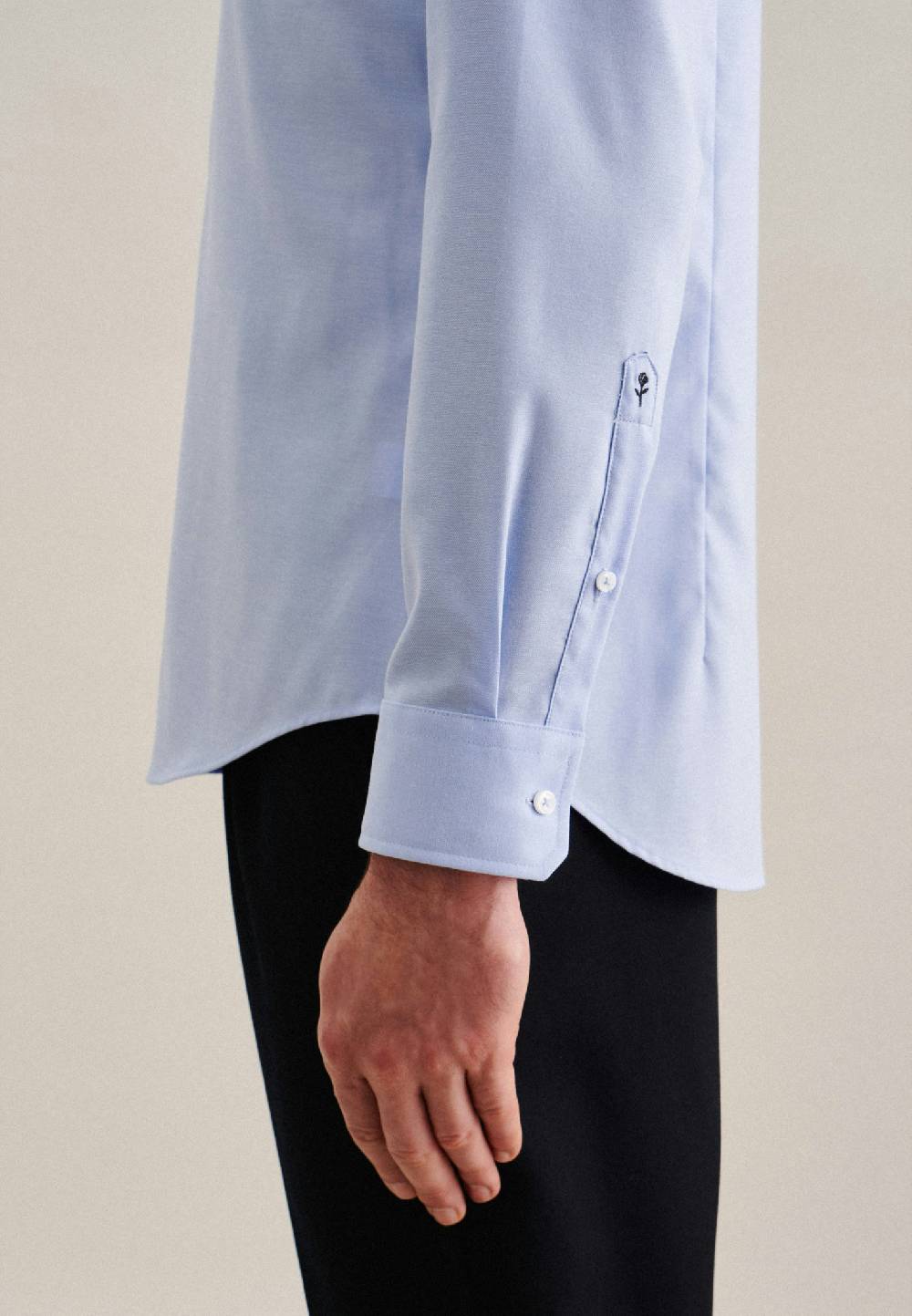 Studio Seidensticker Bügelfreies Twill Business Hemd In Slim Mit Kentkragen