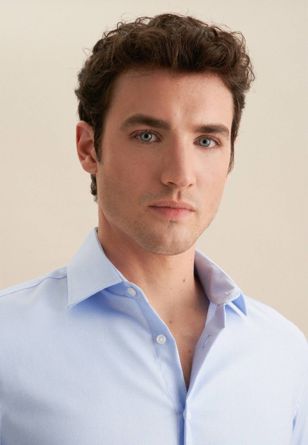 Studio Seidensticker Bügelleichtes Twill Business Hemd In Slim Mit Kentkragen