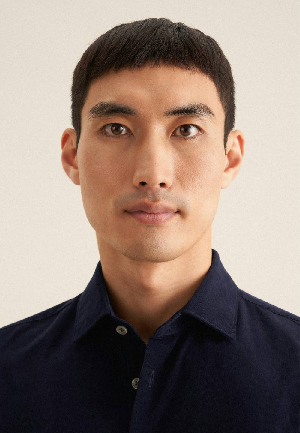 Studio Seidensticker Cord Casual Hemd In Slim Mit Kentkragen