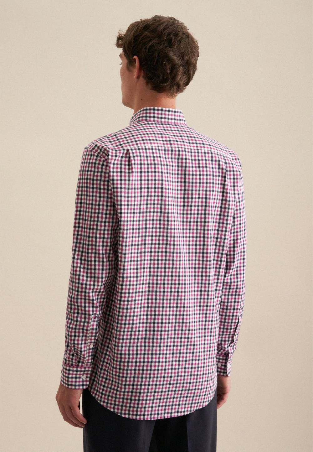 Studio Seidensticker Flanell Flanellhemd In Comfort Mit Button-Down-Kragen