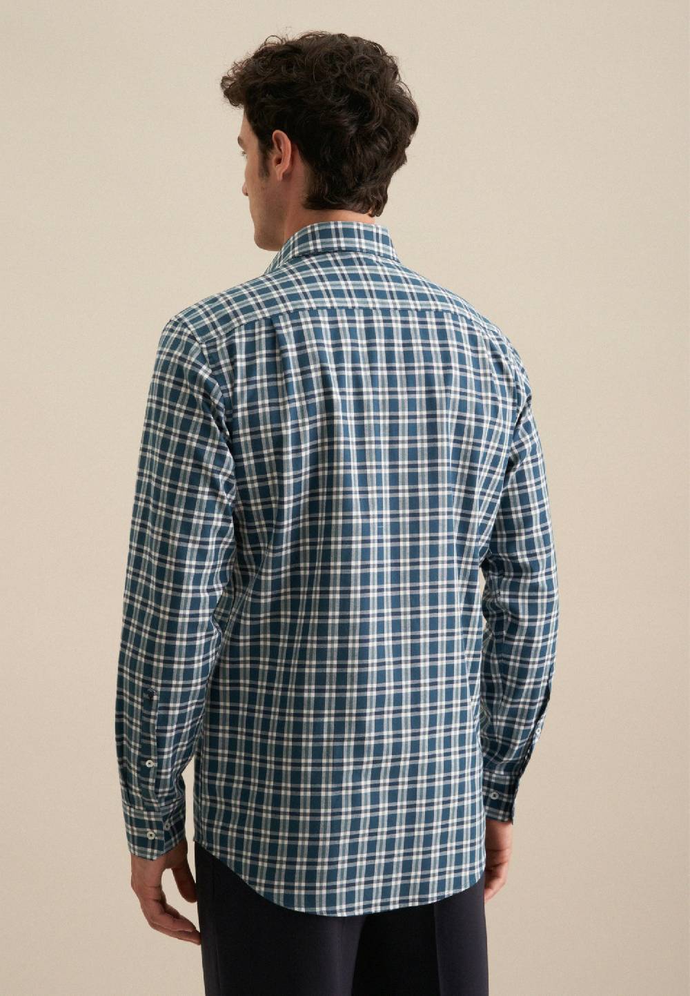 Studio Seidensticker Flanell Flanellhemd In Regular Mit Button-Down-Kragen