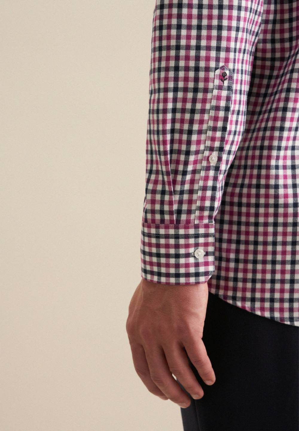 Studio Seidensticker Flanell Flanellhemd In Regular Mit Button-Down-Kragen