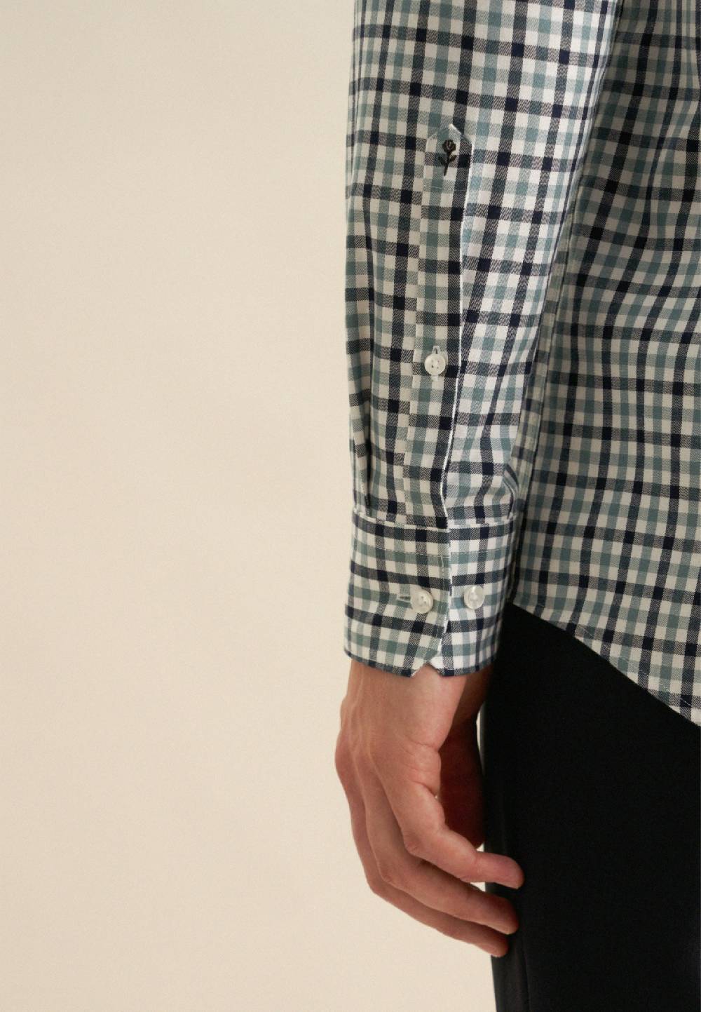 Studio Seidensticker Flanell Flanellhemd In Regular Mit Button-Down-Kragen