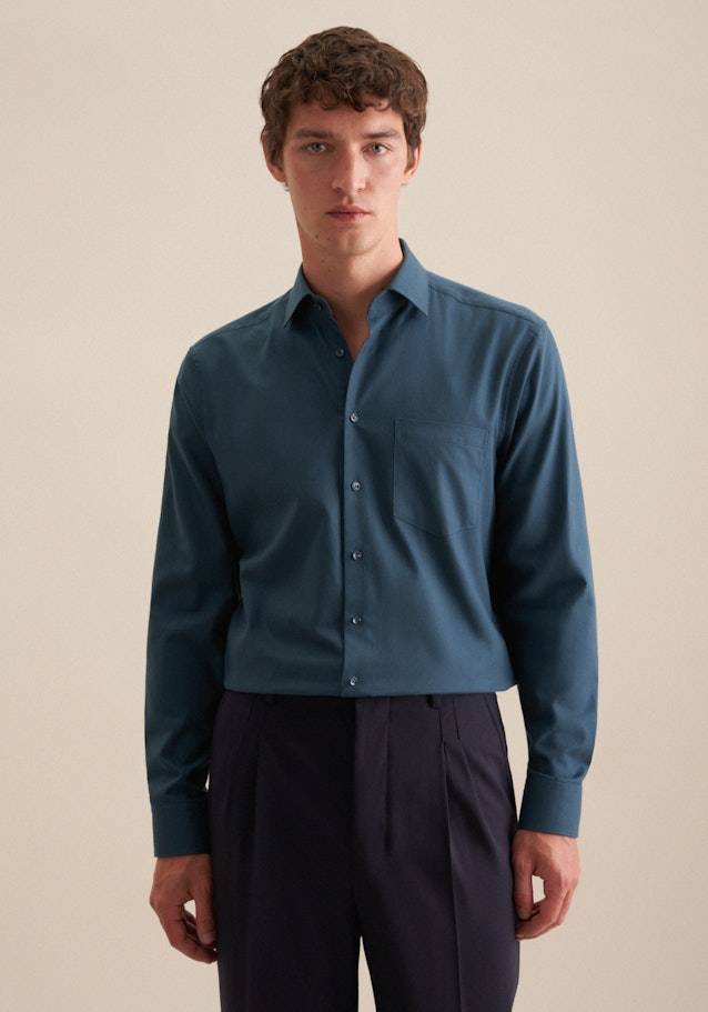 Studio Seidensticker Flanell Flanellhemd in Regular mit Kentkragen