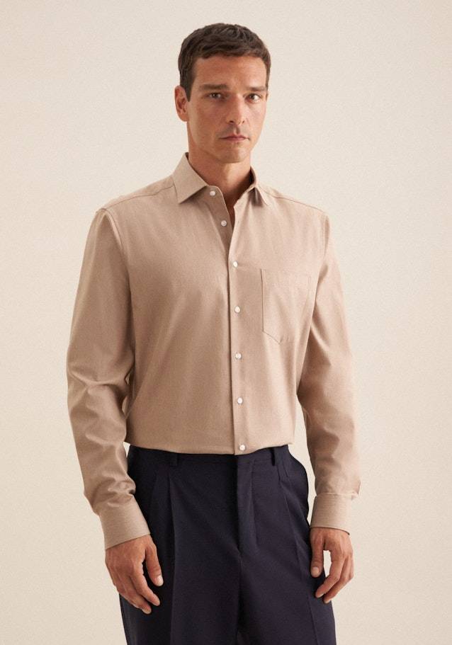 Studio Seidensticker Flanell Flanellhemd in Regular mit Kentkragen