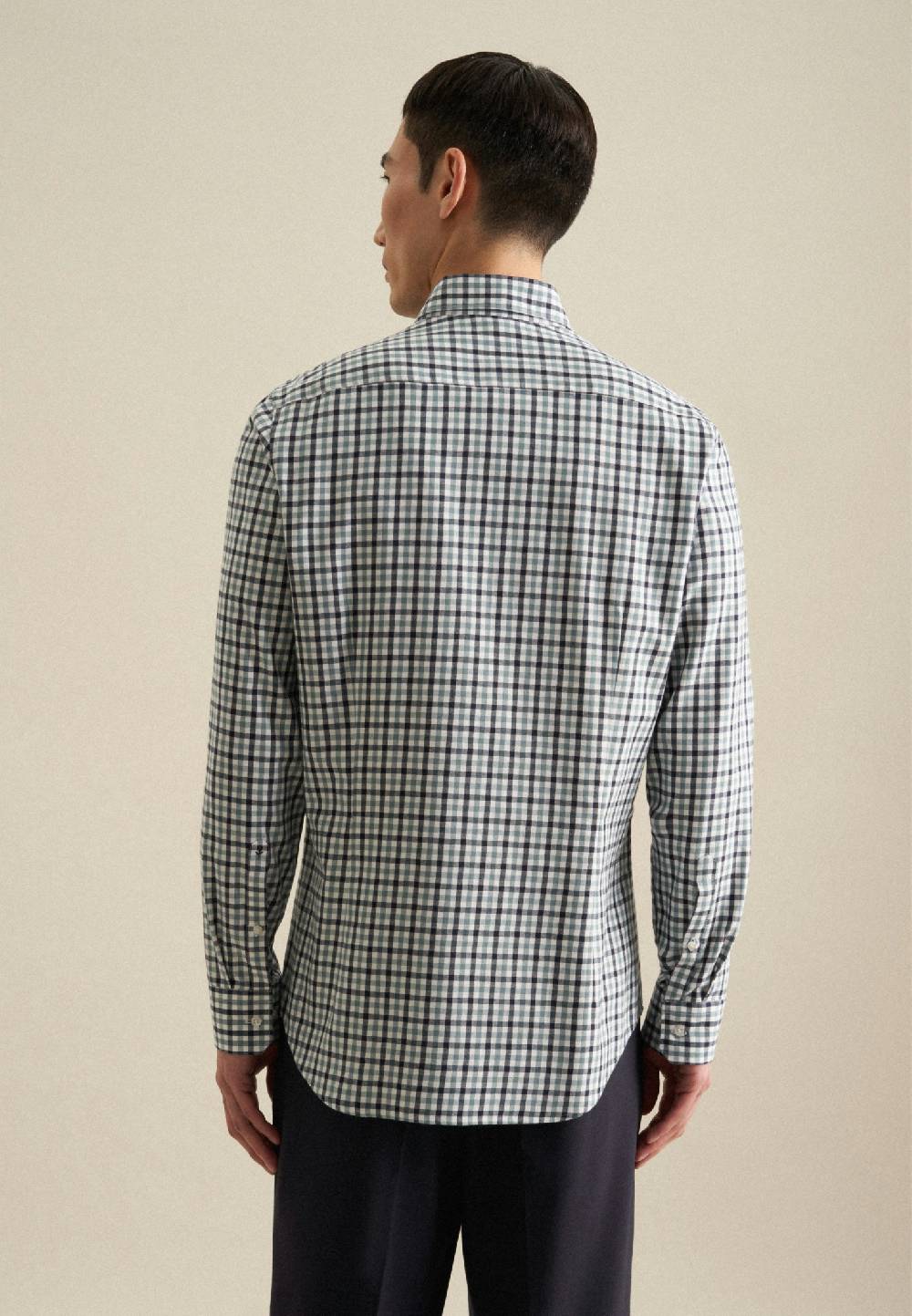 Studio Seidensticker Flanell Flanellhemd In Shaped Mit Button-Down-Kragen