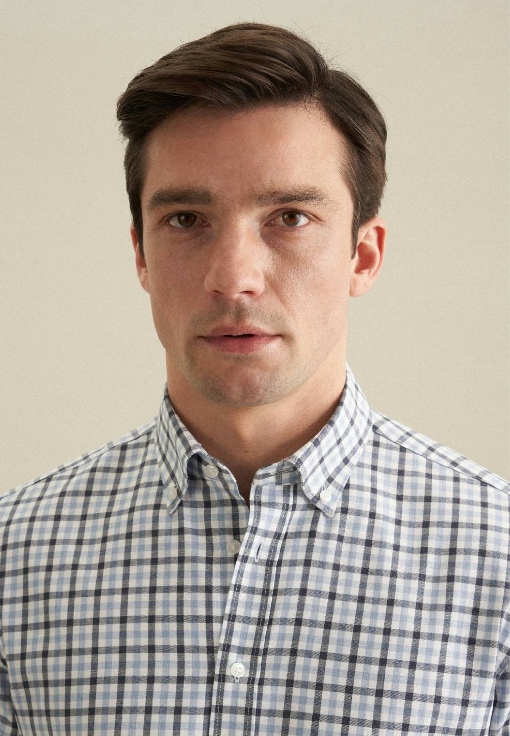 Studio Seidensticker Flanell Flanellhemd In Shaped Mit Button-Down-Kragen