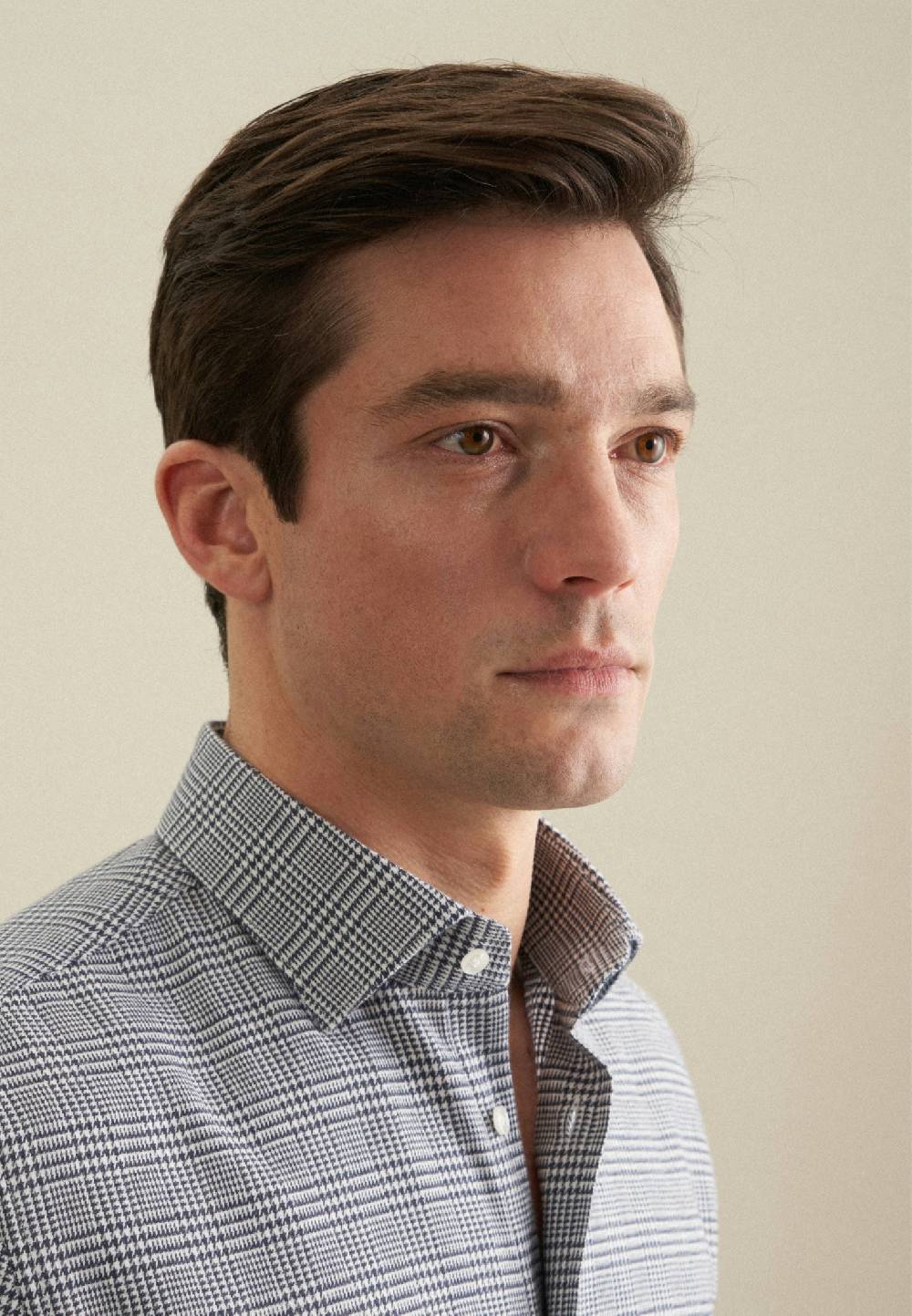 Studio Seidensticker Flanell Flanellhemd In Shaped Mit Kentkragen