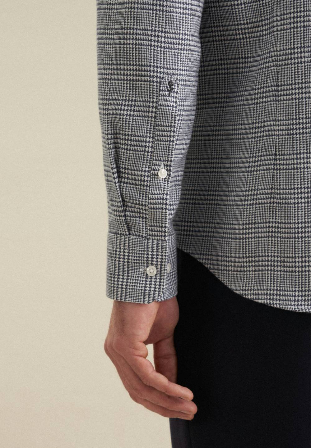 Studio Seidensticker Flanell Flanellhemd In Shaped Mit Kentkragen