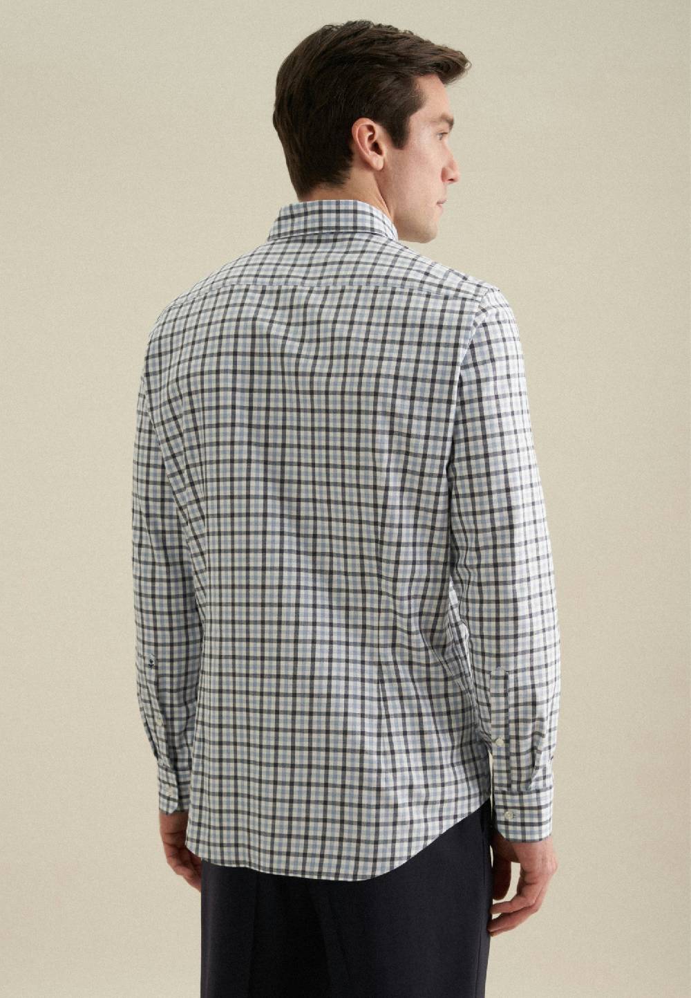 Studio Seidensticker Flanell Flanellhemd In Slim Mit Button-Down-Kragen