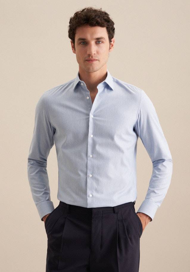 Studio Seidensticker Flanell Flanellhemd in Slim mit Kentkragen