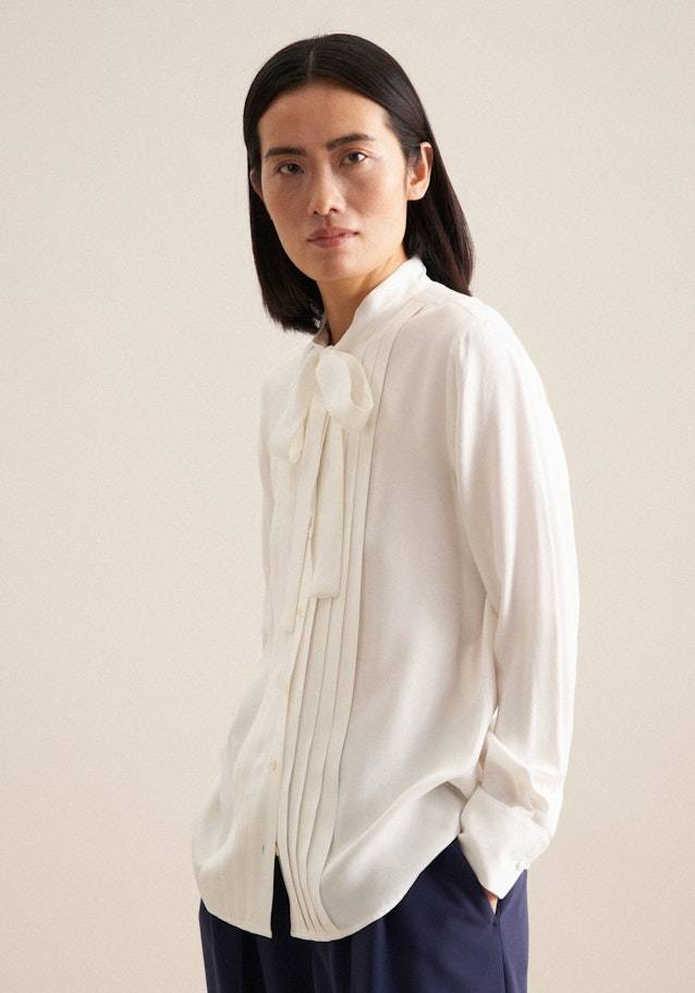 Studio Seidensticker Leinwandbindung Schluppenbluse