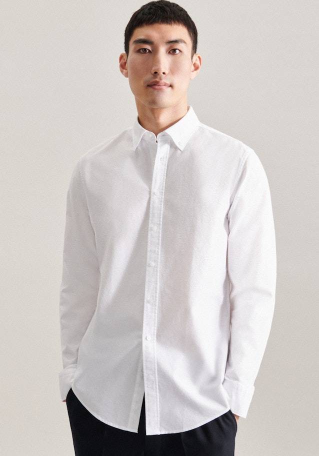 Studio Seidensticker Oxford Business Hemd in Shaped mit Button-Down-Kragen