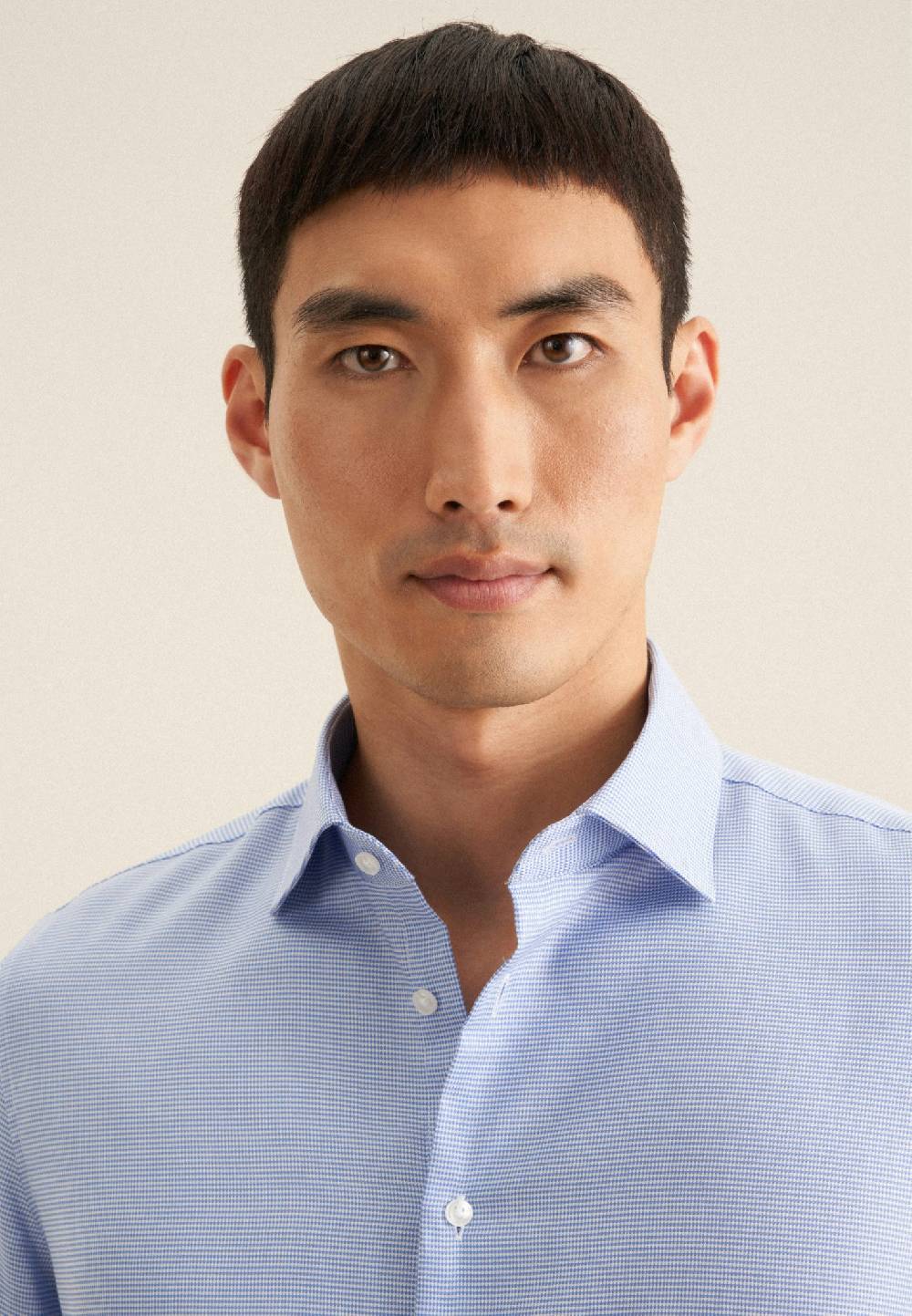 Studio Seidensticker Pepita Business Hemd In Slim Mit New Kent