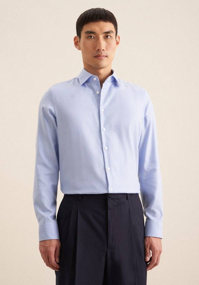 Studio Seidensticker Pepita Business Hemd in Slim mit New Kent