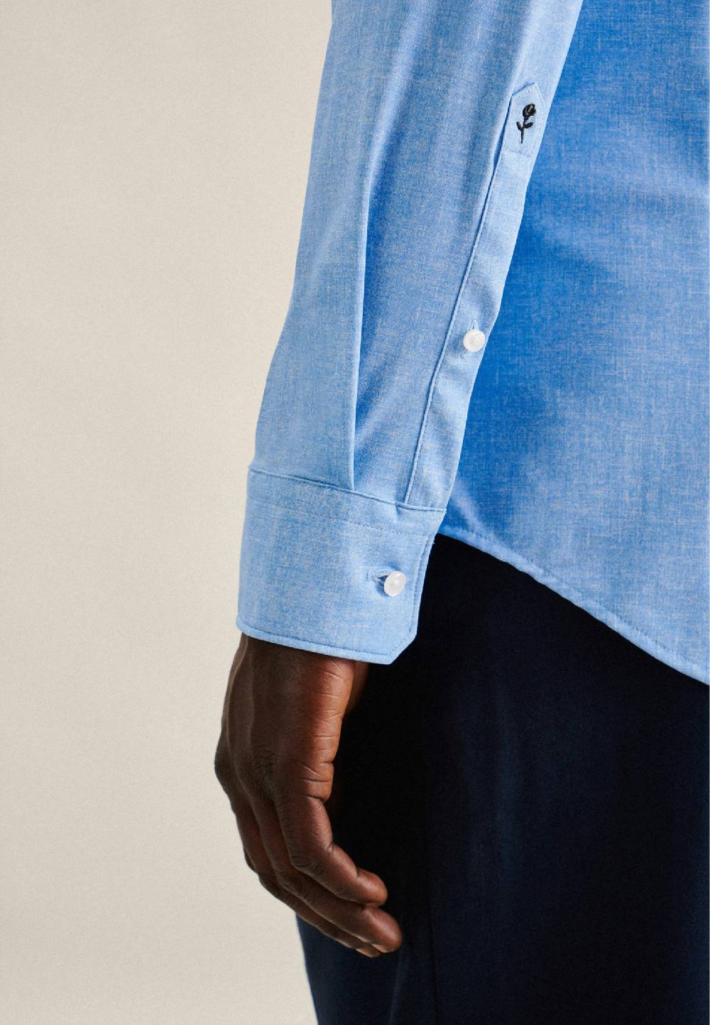 Studio Seidensticker Performance-Hemd In Slim Mit Kentkragen