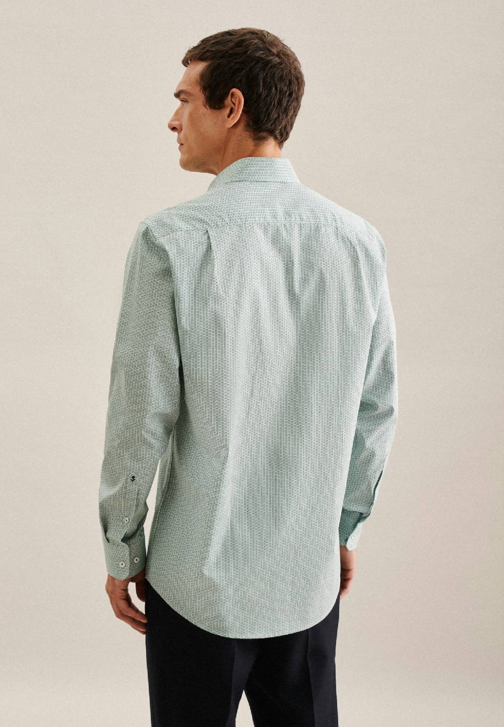 Studio Seidensticker Popeline Business Hemd In Regular Mit Kentkragen