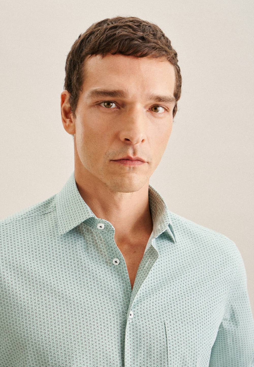 Studio Seidensticker Popeline Business Hemd In Regular Mit Kentkragen