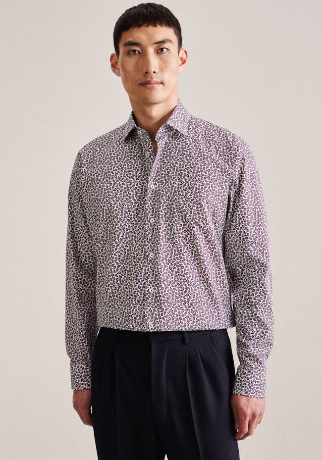 Studio Seidensticker Popeline Business Hemd in Regular mit Kentkragen