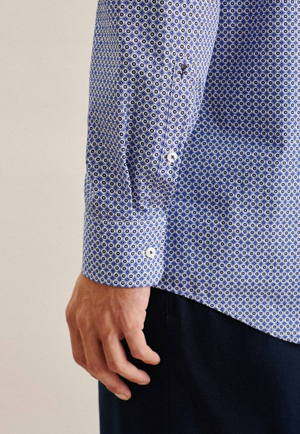 Studio Seidensticker Popeline Business Hemd In Regular Mit Kentkragen