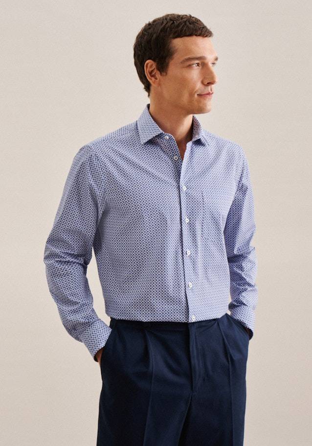 Studio Seidensticker Popeline Business Hemd in Regular mit Kentkragen